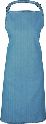 Immagine prodotto di Premier Workwear PR150 | Grembiule con pettorina 'Colours' - Lavabile a 60 °C - Colore: Blue Denim (circa Pantone 2166C) - Dimensioni: 72 x 86 cm