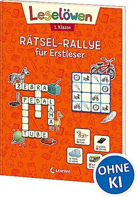 Immagine prodotto di Leselöwen Rätsel-Rallye für Erstleser - 1. Klasse (Orange)