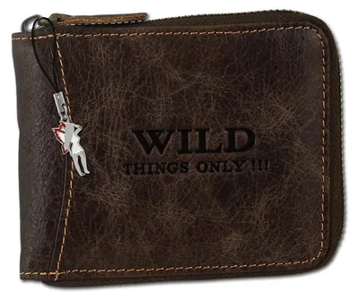 Produktbild von Portemonnaie braun Wild Things Only Leder D2OPJ112N