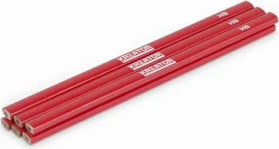 Produktbild von Kreator Bleistifte Schreinerbleistifte Grahphitstift 6 Stück 245 mm - Holz - Schreinerbleistifte 6 Stück
