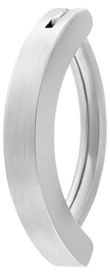 Produktbild von Wildcat Bauchnabelpiercing - Plain Belly Arch Clicker aus Titan Grad 23, Körperstelle: Bauchnabel, Onesize, Silber