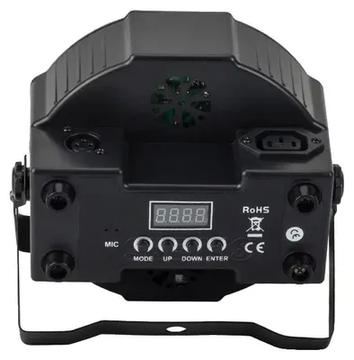 Image de Projecteur de scène, rendement lumineux élevé,DMX, 7 x 18 W RGBWA UV
