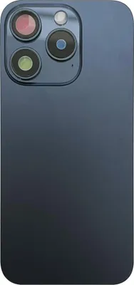 Productafbeelding van Achterkant voor iPhone 15 Pro Max met kleine onderdelen - titaniumblauw