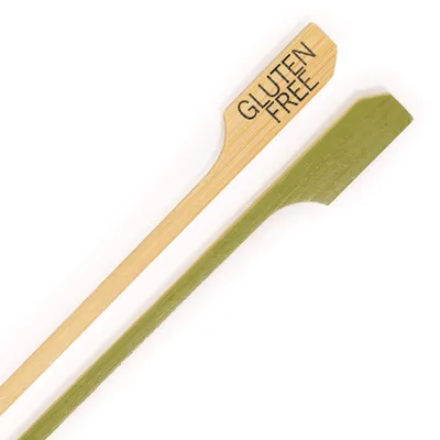 Productafbeelding van Glutenvrije bamboepaddelpincetten, 3,5 inch - 1000 stuks