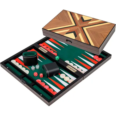 Produktbild von Philos Backgammon Spiel Psara medium - Holz Brettspiel Klassiker