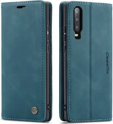 Image de Huawei P30 Case, RetroPolyuréthaneLeather Case, Card Pockets, Magnetic Closure, Case with Stand Function for Huawei P30 blue