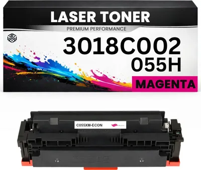 Produktbild von 2 x Toner Cartridge 055H / 3018C002 Magenta für Canon kompatibel Premium Alternativ imageCLASS MF742Cdw/744Cdw/746Cx/746Cdw/745CDW/741CDW/743Cdw MF744Cdw