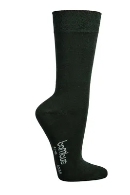 Produktbild von Bambus Viskose Socken ohne Gummi Softrand Damen Herren Anthrazit Gr. 35-38 3 Paar