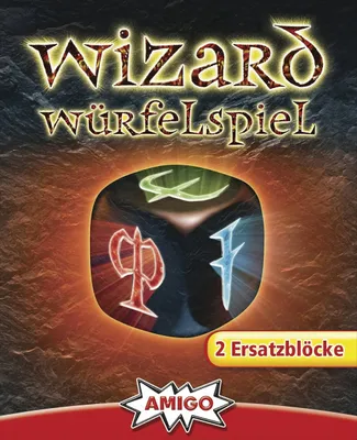 Produktbild von AMI01958 - Wizard Würfelspiel Ersatzblöcke (2 Stk)