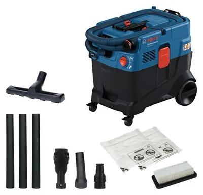 Obrázok produktu pre Bosch GAS 400 A Professional, 1200 W, Cylindrový vysávač, Suché a mokré, Kombi, 40 L, Filtrovanie