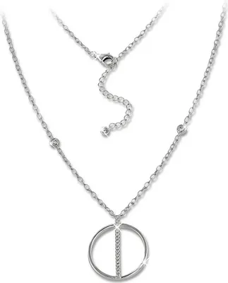 Produktbild von SilberDream Zirkonia Halskette 925 Echt Silber 45cm Rund Damen Schmuck D2GSK413W