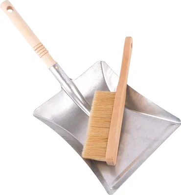Produktbild von BAUSTER® Besen mit Kehrschaufel Handbesen Naturborsten Kehrgarnitur Kehrblech Schaufel