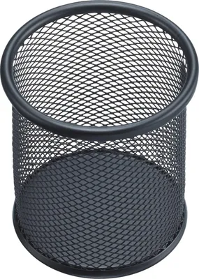 Produktbild von Stifteköcher Mesh Metall schwarz Packung mit 12 Stück