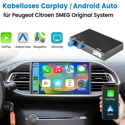 Immagine prodotto di Kit di aggiornamento wireless CarPlay e Android Auto per sistemi Peugeot, Citroen e DS MRN