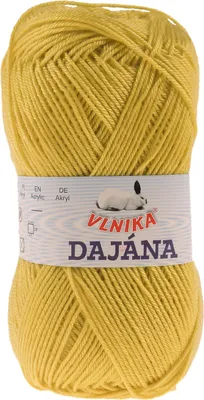 Produktbild von 50g Strickgarn DAJANA Uni Strickwolle Klassikgarn Handstrickgarn, freie Farbwahl, Farbe:464 zitronengelb