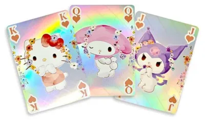 Image de Cartes à jouer Sanrio Hello Kitty & Friends holographiques