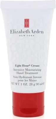 A tube of Elizabeth Arden Eight Hour Cream Intensive Moisturizing Hand Treatment.