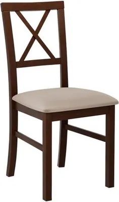 Immagine prodotto di Sedia da pranzo FRATONIA 5 - noce / beige