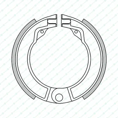 Produktbild von NEWFREN Bremsbeläge 8 127 mm Trommellänge 23 mm