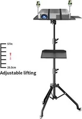 Produktbild von Projektor Bodenstativ, höhenverstellbar, Outdoor-Computertischständer