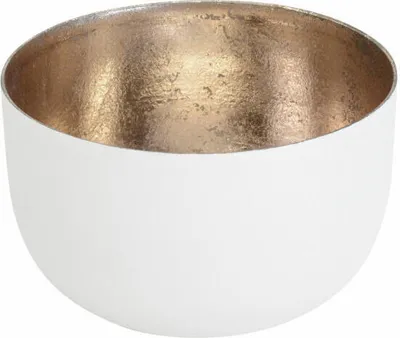 Obrázek produktu pro Dárková společnost Madras S lucerna, držák na čajovou svíčku, svícen, železo, bílá / zlatá, V 5 cm, 76732