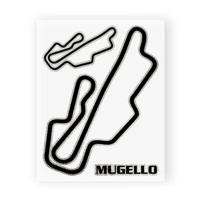 Image de Autocollant circuit Mugello 10x12cm