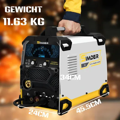 Produktbild von Schweißgerät – MIG-Schweißgerät – Elektroden-Schweißgerät – Plasmaschneider – 200A Inverter – 10-in-1