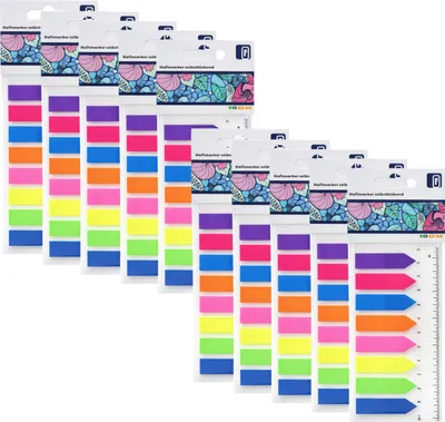 Produktbild von 2000 Haftmarker, selbstklebend, mit Lineal, Pfeilform