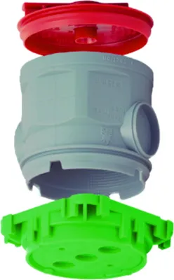 Obrázek produktu pro Kaiser Betonbau spojovací krabice pro stropy Ø 60 mm matice M5 hloubka 82 mm, 1 ks.