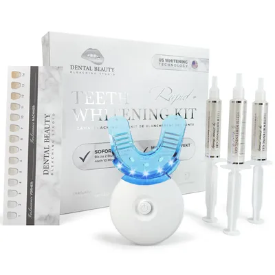 Produktbild von Dental Beauty Zahnbleaching Set Rapid+ | All in One Teeth Whitening Kit - Zahnaufhellung mit revolutionärer US-Teeth Whitening Technologie