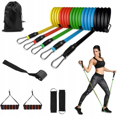 Produktbild von Fitness Widerstandsbänder Set FFG09015 5-46 kg für Training