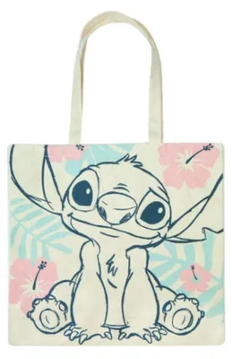 Obrázok produktu pre Undercover STLI7880, Plátená taška, Modrá, Ruže, Biela, Obrázok, Kreslený vzor, Lilo & Stitch