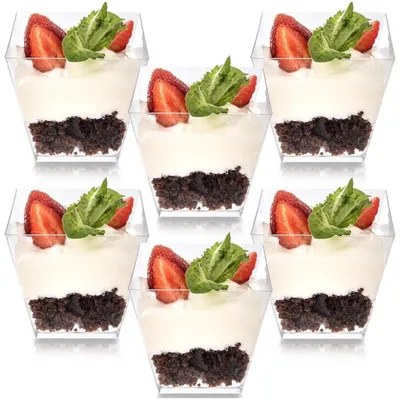 Produktbild von Dessertbecher-Set, 180 ml, wiederverwendbar, 6 Stück