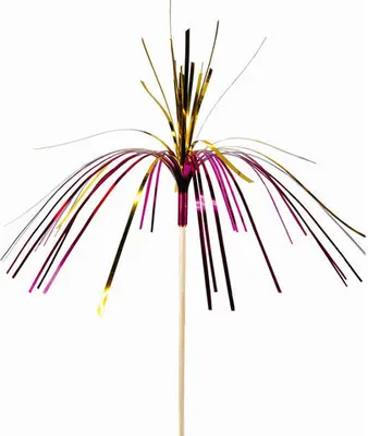 Produktbild von 144x Glitzerpalmen 2-färbig 24cm