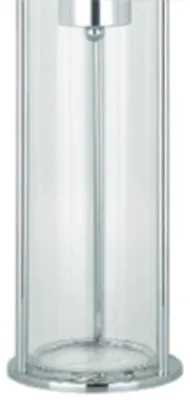 Produktbild von Sompex Ersatzglas Lampenfuß Boston – klarer Glaszylinder für Tischleuchte 96015