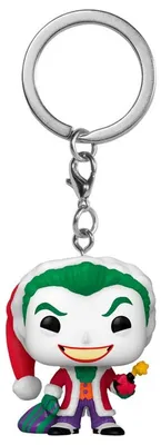 Immagine prodotto di Funko Pocket Pop! Kluczowy Brelok DC Comics Holiday Joker - Wydanie Limitowane