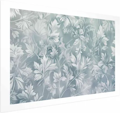 Produktbild von Posterpapier Poster - Worn Floral Patterns in Muted Turquoises 90x60 cm Muster f-H-10014-ao-a