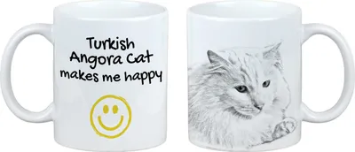 Produktbild von Art-Dog Keramiktasse Türkisch Angorakatze