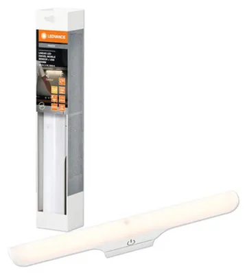Imagen del producto de Foco LED empotrable, giratorio, de 4W, 300 lúmenes, 3000K, 35 cm, con sensor. Foco LED lineal, giratorio, de color blanco