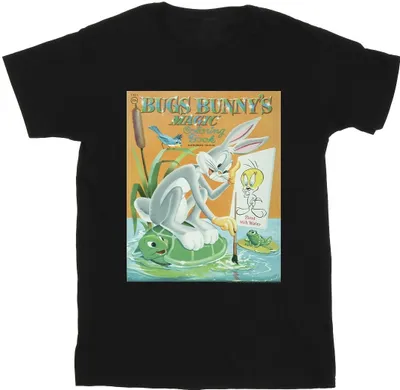Produktbild von Looney Tunes - "Bugs Bunny Colouring Book" T-Shirt für Herren BI35972 (M) (Schwarz)