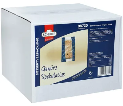 Produktbild von Schulte Gewürz Spekulatius 80x2er