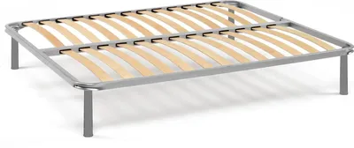 Produktbild von -Doppelbettgestell, orthopädisches Untergestell aus Birkensperrholz mit 14 Latten, 100 % Italy, 160 x 200 x 34 cm