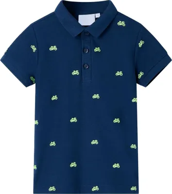 Produktbild von Kinder-Poloshirt Marineblau 140