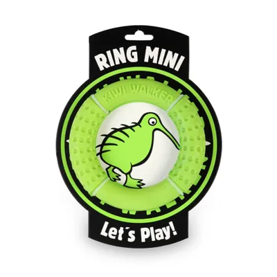 Obrázek produktu pro Hračka pes RING MINI plov.a létající z TPR zelen. Kiwi