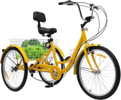 Produktbild von 3-Geschwindigkeit Fahrrad für Erwachsene und Senioren | Mit Sattel und Trinkhalter