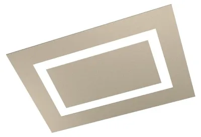 Obrázok produktu pre Moderné obdĺžnikové stropné svietidlo Carpet Metal Sand 4 svetlá 2G11 70X47Cm