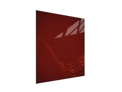 Immagine prodotto di Tagliere in vetro 45x52 ROSSO