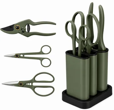 Produktbild von Fiskars Pflegeschnitt-Set, 3-teilig, Urban Plant Care, Edelstahl/Kunststoff, Dunkelgrün/Schwarz, 1075317 – Präzise Pflege für Pflanzen und Blumen