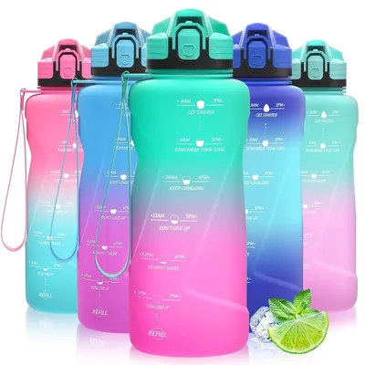 Image de Omgoods - Bouteille d'eau motivante, 500 ml - Sans BPA