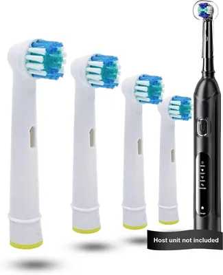 Imagen del producto de Cabezales de repuesto para cepillo de dientes eléctrico, 4 unidades, con cerdas suaves